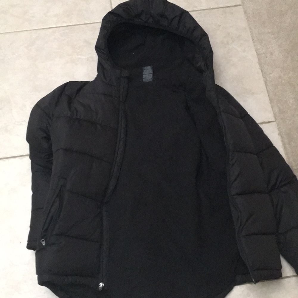 Boys black faded glory winter coat size 10